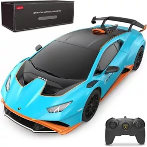 1:24 RC Lamborghini Huracan STO Blue by RASTAR - Picture 1 of 6