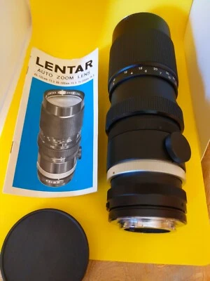 Lente zoom automático Lentar 15237 1:3,5 f=80 mm - 200 mm usado con estuche e instrucciones. c3 Foto 1 de 4