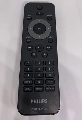 SF223 PHILIPS 2422 549 01929 DVD Player Remote Control DVP3962 Genuine - Image 1 of 4