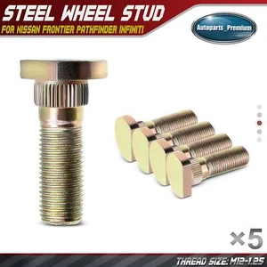 5x M12-1.25 Wheel Lug Bolt for Nissan Frontier 05-21 Pathfinder Altima INFINITI - Picture 1 of 9