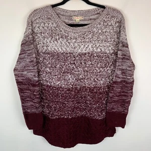 It's Our Time Strickpullover gestreift rot Größe Damen Medium M - Bild 1 von 8