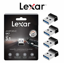 USB 3.1 32GB 64GB 128GB Flash Drive Lexar JumpDrive S47 Memory Stick LJDS47