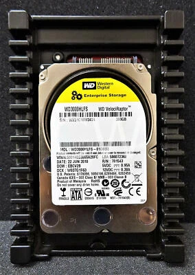 WD3000HLFS Western Digital Velociraptor 300GB 10K 3G 16MB 3.5in SATA Hard Drive - Image 1 of 2