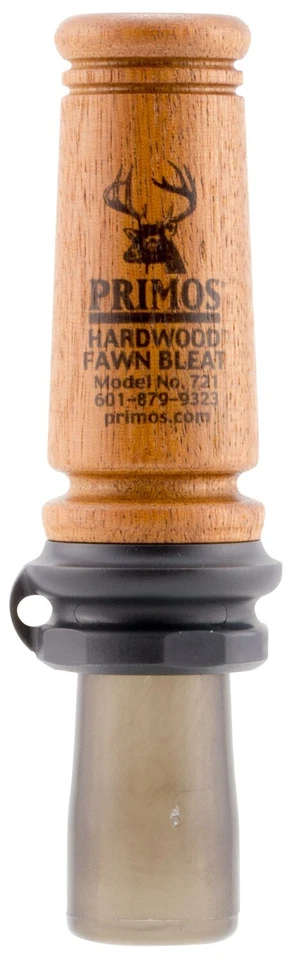 Primos 721 Hardwood Fawn Bleat Open Call Fawn Sounds Attracts Deer Brown Hardwoo - Image 1 of 1
