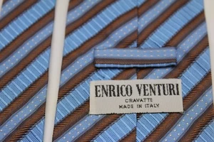 2405) ENRICO VENTURI MEN'S TIE 100% SILK MADE IN ITALY - Picture 1 of 3