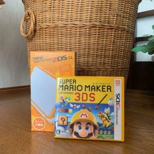 Nintendo New Nintendo 2DS LL White Orange Mario Maker from jAPAN - Picture 1 of 8