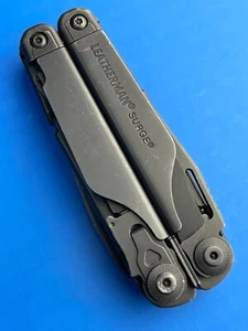 Leatherman Surge 21-in-1 Heavy-Duty Pocket Stainless Multitool Black Oxide - Picture 1 of 25