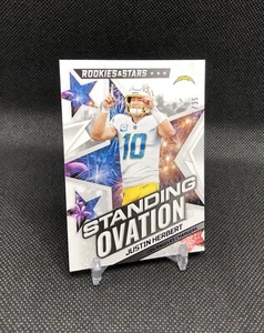 2022 R&S Justin Herbert STANDING OVATION /35 PURPLE SSP #SO-5 (35/35) BOOKEND 👏 - Picture 1 of 16