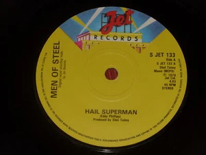 Men Of Steel: Hail Superman UK Near Mint Unplayed 7" - Imagen 1 de 2