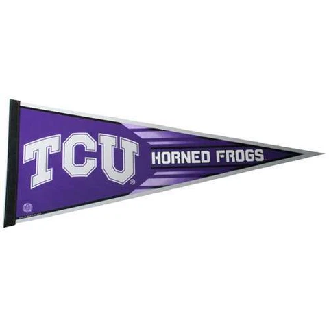 TCU Horned Frogs Pennant 12" X 30" Cover