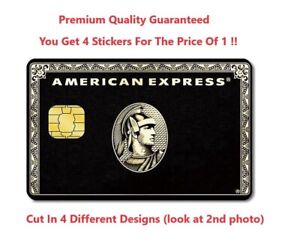Credit Card Skin Sticker Cover Decal Sticker Premium 3M Wrap Skin 4 in 1