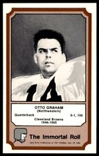 1974 Fleer Otto Graham HOF NICE "TALLBOY" Cleveland Browns Immortal Roll