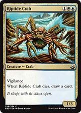 RIPTIDE CRAB ~mtg NM Battlebond Com x4