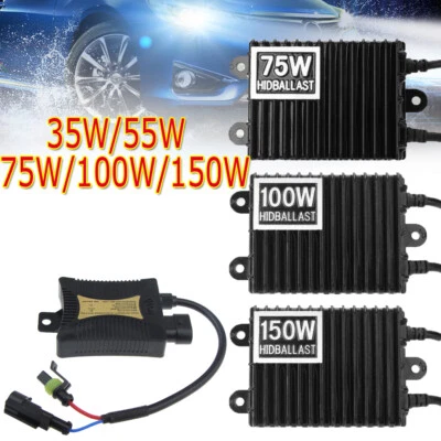 35W 55W 75W 100W 150W HID Ballast Xenon Digital Replace Kit For H1/H3/H7/H8/H11 - Image 1 of 4