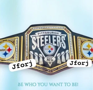  Nuevo cinturón de campeonato de lucha de peso pesado Pittsburgh Steelers 2 mm  - Imagen 1 de 1