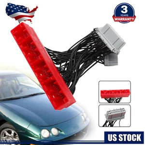 OBD2B to OBD1 Conversion Harness ECU Jumper Adapter For Honda Civic 1999 2000 - Picture 1 of 10