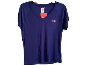 Womens North Face Shirt Moody Blue Sz Large - Picture 1 of 5
