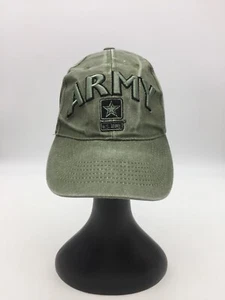 U.S. Army - Eagle Crest Khaki Green Baseball Cap Hat One Size Fits Most - Picture 1 of 8