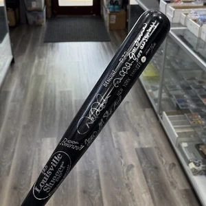 JETER TORRE JSA Certified Signed Auto 35" Baseball Bat Inscribed YANKEES MVP HOF - Picture 1 of 9