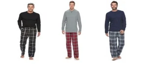 2-teiliges Croft & Barrow Pyjama Nachtwäsche Loungewear Set ~ Größe Large HOCH ~ Neu mit Etikett - Bild 1 von 26