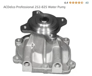 252-825 AC Delco Water Pump New for Chevy  Tracker Suzuki Sidekick SX4 89036360 - Picture 1 of 3