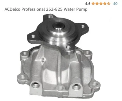 252-825 AC Delco Water Pump New for Chevy  Tracker Suzuki Sidekick SX4 89036360 - Image 1 of 3