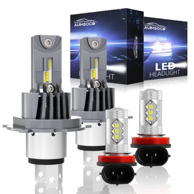 LED Faros Altos Bajos+Luces Antiniebla Bombillas Para For Toyota Tacoma 2001-15  - Image 1 of 4