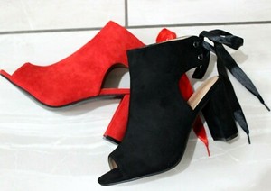 open back heel booties