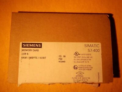 SIEMENS SIMATIC 6ES7 962 1AK00 0AA0 6ES79621AK000AA0 6ES7962  MEMORY CARD S7 400 - Image 1 of 4