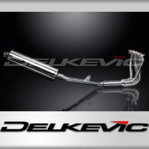 HONDA CBR1100XX BLACKBIRD IMPIANTO SCARICO COMPLETO 4-1 450mm INOX OVALE BSAU - Foto 1 di 4