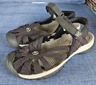 Keen sandals women 7.5 shoes Black leather Rose Style