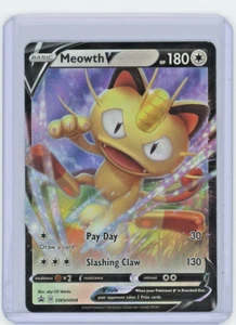 Meowth V SWSH: Sword & Shield Promo Cards SWSH004 - Picture 1 of 2