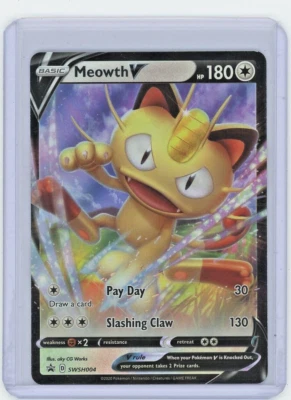 Meowth V SWSH: Sword & Shield Promo Cards SWSH004  - Image 1 of 2