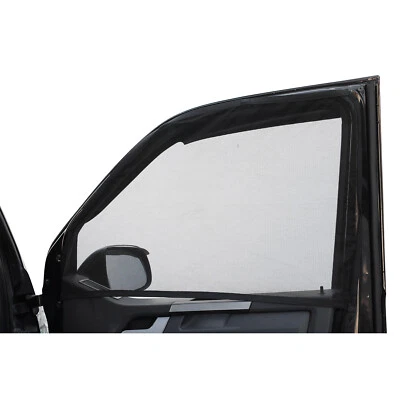 Window Curtain Mosquito Net Magnetic for Ford Transit Connect 2014-2019 Black 2x - Image 1 of 4