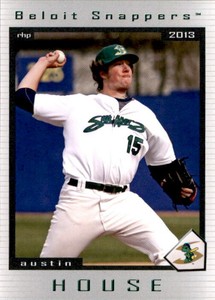 2013 Beloit Snappers Grandstand #11 Austin House Albuquerque New Mexico NM Card