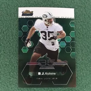 B.J. Askew New York Jets 2003 Topps Finest ROOKIE card #76 - Picture 1 of 2