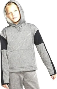 Nike Kids Girl's Therma Graphic Pullover Hoodie BV2847 010 Size M New With tag - Picture 1 of 1