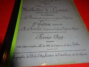 ROMIEUX - Cours de topographie – 2e Partie : Méthodes de levers. - 5e Série... - Picture 1 of 4