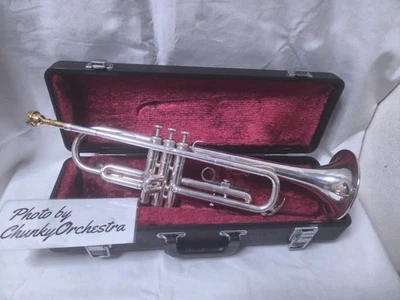 Tromba Yamaha YTR-1310S placcata argento | valvole e guide lisce | pulita #2366 - Immagine 1 di 4