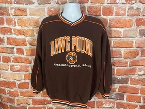 Sudadera vintage Cleveland Browns Dawg Pound talla L grunge corte grueso años 90 y2k - Imagen 1 de 8