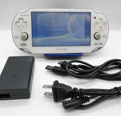 [Excelente+++] Sony PlayStation PS Vita PCH-1000ZA02 Cristal Blanco Japón importación Foto 1 de 4