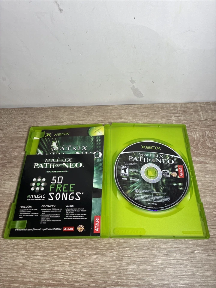 The Matrix: Path of Neo (Microsoft Xbox, 2005) Complete In Box CIB w/ Manual - Image 1 of 4