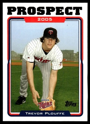 2005 Topps Updates & Highlights Trevor Plouffe Minnesota Twins #UH95 - Image 1 of 2