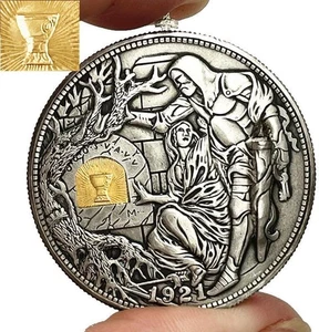 USA Moneta Meccanica Mobile Hobo Nichel Morgan Dollaro Santo Graal Errante... - Foto 1 di 8