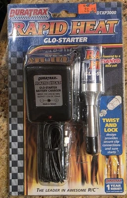 Duratrax Rapid Heat Glo-Starter RC DTXP3000 with Charger, New NOS - Image 1 of 4