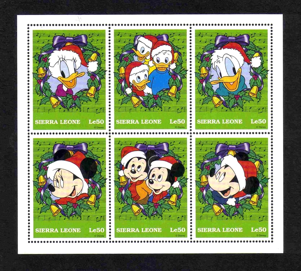 Sierra Leo 1973 Christmas/ Disney Holidays 6v. miniature sheet (SG MS2827) MNH - Image 1 of 1