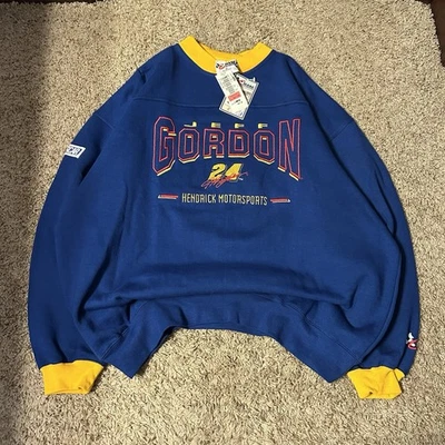 Новый с Ярлыками Мужская винтажная 90-х Jeff Gordon NASCAR Chase подлинности Crewneck толстовка XL - Изображение 1 из 4