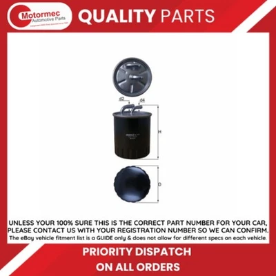 Filtro de combustible Mahle/Knecht se adapta a SMART FORFOUR 1.5 CDI Foto 1 de 4