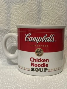VTG Campbells Chicken Noodle Soup Teleflora Ceramic Mug Extra Large 16oz 1996 - Picture 1 of 3