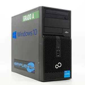 Fujitsu Esprimo P400 Core I5 Windows 10 Pro 16Gb 2Tb 2Gb Gpu Gt710 Pc Dvi Vga - Picture 1 of 4